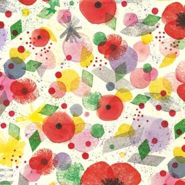 Poppy Endpapers